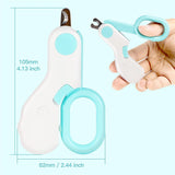 Dog Cat Pet Nail Clippers Claw Trimmers with LED Light Grooming Tool
