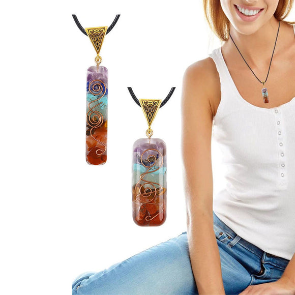 Chakra Energy Healing Pendant Necklace