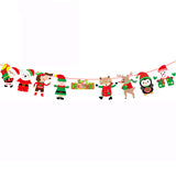 Christmas Ornaments Xmas Banner Garland Hanging Home Chrismtas Decoration
