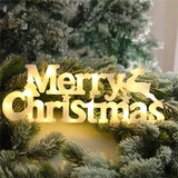 Merry Christmas Decor Lighted Sign For Christmas Decorations