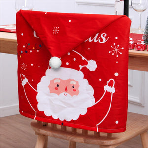 Christmas Chair Cover Slipcover Stretchable Protector Party Xmas Decor