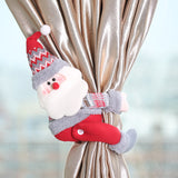 Christmas Curtain Tiebacks Buckle Holdbacks Ornaments Holiday Decor
