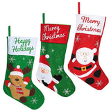Christmas Stocking Candy Bag Large 18inch Hanging Stockings Xmas Tree Decor