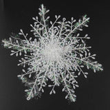 45PCs/Set Christmas Tree Snow Decorations White Snowflake Ornaments