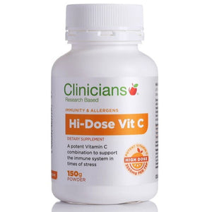 Clinicians Hi-Dose Vit C 150g Powder