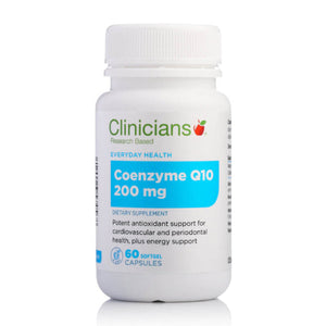 Clinicians Coenzyme Q10 200mg 60 Capsules