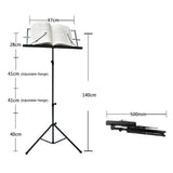 Collapsible Tripod Music Stand with Free Carry Bag