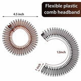 Comb Rhinestone Hair Clip Foldable Hair Accessories