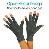 Compression Fingerless Gloves Provide Arthritic Hand Joint Pain Relief