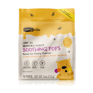 Comvita Kids UMF 10+ Manuka Honey Soothing Pops 3 Flavor Variety Pack