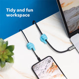 Creative USB Cable Data Line Protector Holder Wire cord Organizer