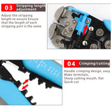 Self Adjustable Automatic Cable Wire Crimper Crimping Tool Stripper Plier Cutter