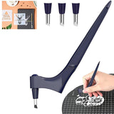 360-Degree Craft Cutting Gyro Cutting Stainless Steel Knife Tool with 3 Blades