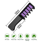 10 Bright Disposable Temporary Washable Hair Color Dye Chalk Comb