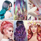 6pcs Bright Disposable Temporary Washable Hair Color Dye Chalk Comb