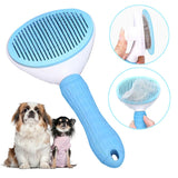 Dog Cat Grooming Brush Pet Hair Remover Self-Cleaning Pet Comb