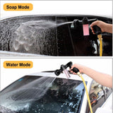 Car Wash Water Spray Gun with Soap Dispenser Garden Watering Jet Sprayer