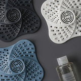 2Pcs Silicone Shower Drain Filter Hair Stopper Catcher Cover