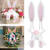 Easter Decorations Wreath Home Wall Hanging Cartoon Ornament Decor