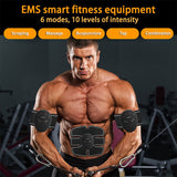 Electric Muscle EMS Stimulator Toner Trainer for ABS Abdomen Arms and Legs