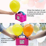 Electric Balloon Pump Dual Nozzle Inflator Blower