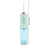 Electric Cordless Water Flosser with Four Nozzles
