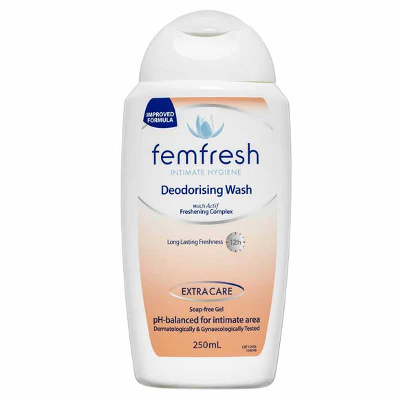 Femfresh Triple Action Deodorising Wash 250ml