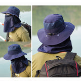 Fishing Hat Sun Protection Hat with Removable Mesh Face Neck Flap Cover