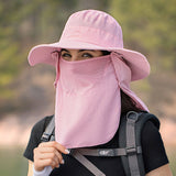 Fishing Hat Sun Protection Hat with Removable Mesh Face Neck Flap Cover