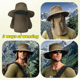 Fishing Hat Sun Protection Hat with Removable Mesh Face Neck Flap Cover