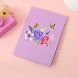 3D Flower Bouquet Flowers Pop Up Card