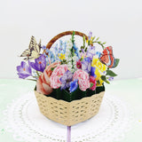 3D Flower Bouquet Flowers Pop Up Card