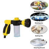 Car Wash Water Spray Gun with Soap Dispenser Garden Watering Jet Sprayer