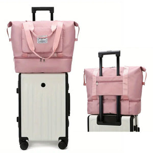 Large Capacity Duffle Bag Foldable Travel Storage Handbag
