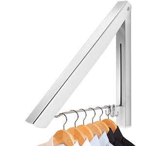 Foldable Wall-Mounted Laundry Hanger