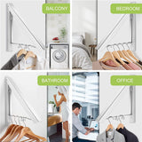 Foldable Wall-Mounted Laundry Hanger