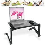Folding Laptop Desk Stand Table Adjuable Angle and Height