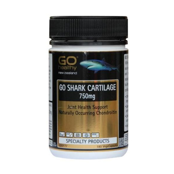 GO Healthy Go Shark Cartilage 750mg 180 Capsules