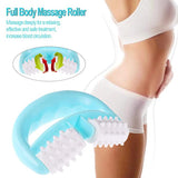 Handheld 2 Wheels Ball Full Body Anti Cellulite Massage Roller