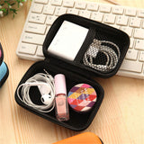 Headphones Storage Box USB Hard Case Earphone Bag