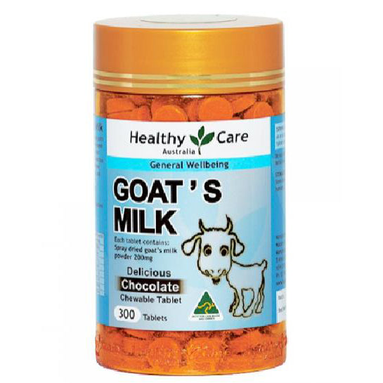 Healthy Care Goat's Milk Chocolate Flavoring - 300 Tablets