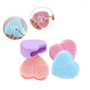 4pcs Silicone Makeup Brush Cleaner Pad Cleaning Mat