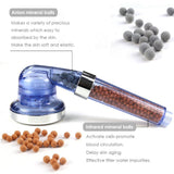 High Pressure 3-Mode Ionic Power Shower Head with Mineral Beads & Free Shower Hose