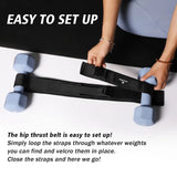 Hip Thrust Belt Exercise Booty Belt for Hip Thrust Use