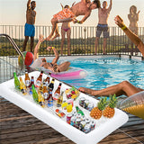 Inflatable Ice Serving Bar Pool Party Buffet Drink Cooler Ice Tray Containers