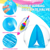 Inflatable Swim Armbands Swimming Sleeves Floater Circle Ring