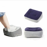 Inflatable Travel Foot Rest Pillow Leg Rest Bedbox
