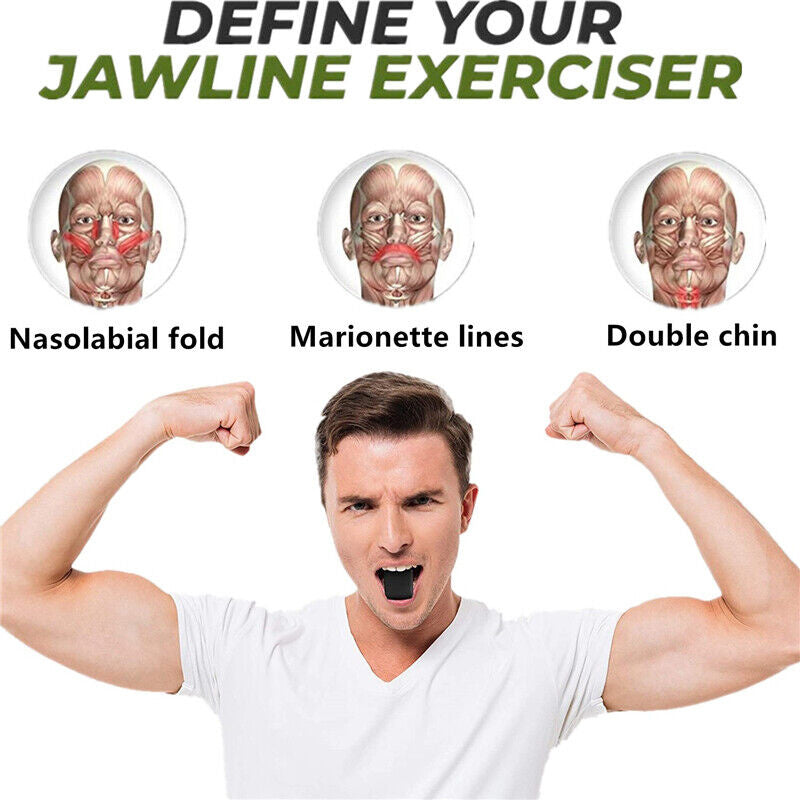 Jawline Exercise Tool: Jaw Exerciser for Enhanced Jawline Muscle and C –  Wise Living NZ