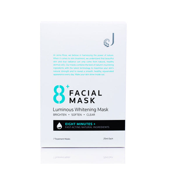 Jema Rose-8+ Minute Luminous Whitening Mask 7x25ml