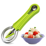 4 In 1 Melon Baller Scoop Watermelon Cutter Fruit Carving Tools Set